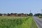 BNSF 6167 Crosses Seeburger road. 